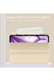 Gold iPad Air 13-Inch Case (M2 2024) with Pencil Holder - Smart Case Supporting Pencil Pro, USB-C, Touch ID, and Auto Wake/Sleep - 2