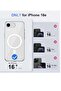 MagSafe Compatible Clear Magnetic Case for iPhone 16E - Hybrid Crystal Clear Hard Back - 2