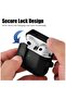 Lock Design Airpdods 3 case, Air Pod 3rd (2021) Cover with Keychain, Hard Protective Skin for Airpod 3 Charging Case, LED Visible - 2
