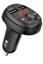 Dual USB FM Transmitter Car Charger black
