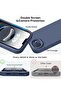 Liquid Silicone Case Compatible with iPhone 16e (6.1-Inch) - Navy Blue - 4