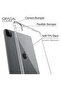 Silicon Clear Case for iPad Pro 12.9'' (5th Gen) 2021, TPU Shockproof Back Cover, Transparent - 3
