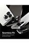 Camera Lens Frame Glass Compatible with iPhone 15 Pro Max - Black - 2