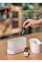 Humidifier Flame Aroma Diffuser Aromatherapy, 180ml (White) - 3