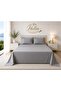Ranforce Non-Elastic Sheet Set Double Size Raw Cotton Pillowcase Included 4 Corner Apara Stitched 220*240 cm