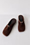 Genuine Leather Heeled Slippers |   Tara