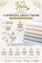 Ranforce Non-Elastic Sheet Set Double Size Raw Cotton Pillowcase Included 4 Corner Apara Stitched 220*240 cm - 3