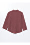 Textured Oversize Women's Shirt Tunic - 6