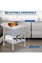 - NSF Certified Stainless Steel Table - 650 lb Capacity with Adjustable Legs and 2 Inch Edge Baffle, 30 x 30 x 30 Inches for Hotel, Home and Commercial Kitchen - 6