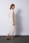 Women's Knitwear Dress Ecru - 4