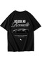 Unisex Oversize No Risk No Revelto T-Shirt Black