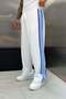 Men's Sweatpants Oysho Colorful Striped Six White Oversize