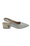 Ceylan Shoes 125-26 Stoned Shiny Satin Short Square Heel Women's Shoes 36-41 - 2
