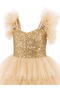 Short in the Front, Long in the Back, Evening Dress with Detachable Tail. - 6