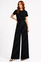Women's Jacquard Trousers Black 31452 - 2