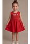 Girl's Red Ice Cream Patterned Dress |   100% Cotton - Ages 1-6 - 2