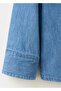 Pamuklu denim gömlek - 5