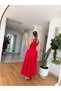 Strappy Maxi Waist Pleat Detailed Summer Dress - 2