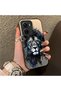 Vivo Y16 Compatible Silicone Edge Hard Back Case Couple Phone Case Lion Pattern - 3