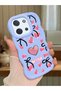 Poco C85 Compatible Case Camera Protector Blue Silicone Couple Phone Case Heart Pattern