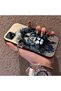 Realme C21 Compatible Silicone Edge Hard Back Case Couple Phone Case with Lion Pattern - 2