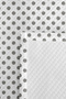 Gray Polka Dot Minimal Youth Room Single Pique Set - Geometric 160X220 cm Bedspread - 7