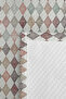 Geometric Gray Young Room Single Pique Set - Pastel Copper 160X220 cm Quilted Bedspread - 7