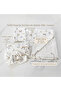 Baby Pique Set Soft 100% Cotton 3 Pieces - 80X90 Pillowcase, Double-Sided Knitted Pique, 60X120 Elastic Sheet - 3