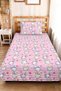 Rabbit Pink Girls' Pique Set - Striped Heart Yellow and White Baby Room Bedspread - 160X220 cm - 6
