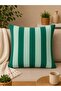 Set of 2 Striped Decorative Throw Pillow Covers – Modern Minimalist Design - 2