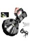 Multi-Functional Rechargeable Flashlight, Super Bright Powerful Long-Range Led Flashlight with Triple Mounting Bracket - 6