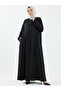 Fatma Buhara Stoned Ferace Black - 2620 - 7