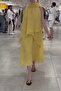 Dark Yellow Shawl Detail Flying Dress Per3446 - 4