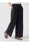 Sparkling Choices from Shining Store Women's Wide Leg Pants with Waist Drawstring - 2