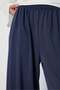 Women's Premium Modal Fabric Loose Cut Trousers Navy Blue 31062 - 5