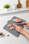 3-Piece Cutting Board Set with Non-Slip Surface and Hanging Ring, Bpa-Free Chopping Board - 2