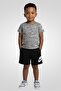 Toddlers Boy 2 Pcs Graphic Print T-Shirt And Shorts Set, Multicolor