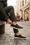 42596 Soft Lightweight Elastic Nubuck Genuine Leather Men's Shoes