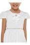 Girls Jacquard Festive Dress with Embellishment - 6
