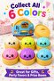 Dumpling Mystery Squishy Ball Dumpling Stress Ball Squeezable Sensory Toy Slow Rising Soft Squeeze Toy squishy-mystery, one size - 5