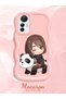 Mi 12 Lite Compatible Case Camera Protective Pink Silicone Couple Phone Case Panda Pattern - 2