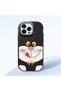 iPhone 12 Pro Compatible Case Camera Protector Black Silicone Couple Phone Case Cute Patterned