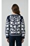 Embroidery Detailed Lined Design Jacket - 5