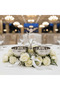 Silver Stainless Steel 2-Part Candy & Nuts Bowl with Rose Decoration – Elegant Serving Dish for Home, Weddings & Gifting | 10×10 cm - 3