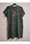 Superior Quality, 95% Cotton, 5% Lycra, Stonewashed, Thin, Cotton Tencel Fabric, Does Not Show Underwear, Stylish Dress with 2 Pockets - 5