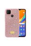 Xiaomi Redmi 9C Case Silicone Edged Stony Shiny Lux Diamond Cover
