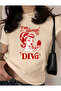 Diva Makeup Printed Women's Oversize Cotton T-Shirt
