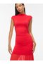 Rochie maxi VIKENZA cu guler înalt - 7