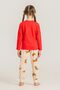 Girls Forever Friends Red Long Sleeve Pajama Set Rp3907-C-V1 - 4