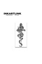IN-E089 Snake and Holy Sword temporary tattoo stickers, magic tattoos, herbal juice tattoos, lasting - 3
